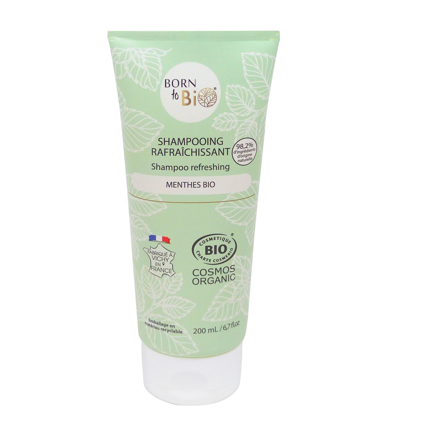 Organic Certified Spearmint Refreshing Shampoo