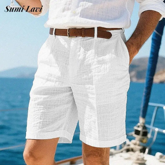 Short Lin Homme - Casual Respirant Quotidien