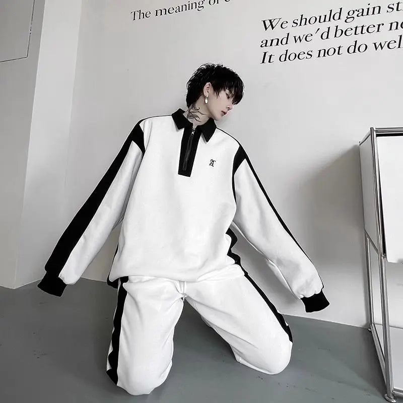 Ensemble Tracksuit Homme - Polo Manches Longues & Jogging