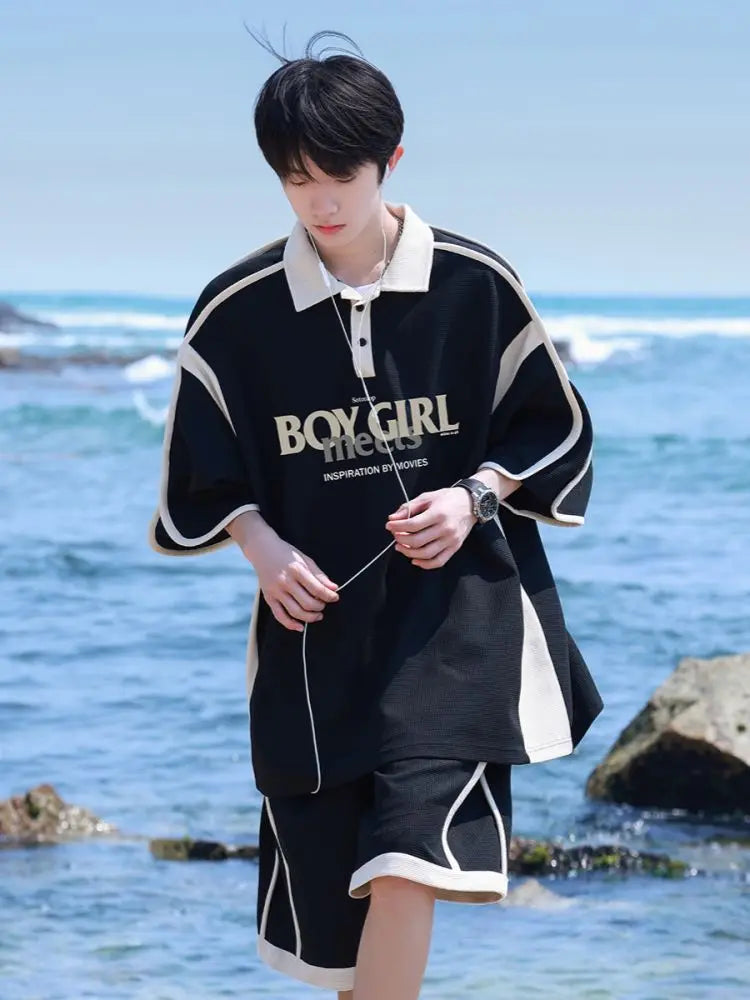 Ensemble Sportswear Homme - Polo & Pantalon 5 Poches Été