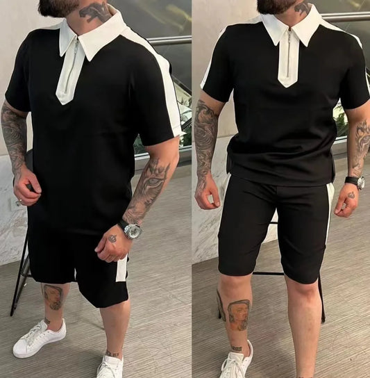 Ensemble Sportswear Homme - Polo Zip & Short Casual