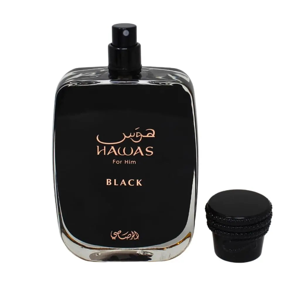 HAWAS BLACK and  awas FEau De Parfum Spray 100ML Long Lasting Arabian Perfume Premium Daily Elegance Ideal for Special Occasions