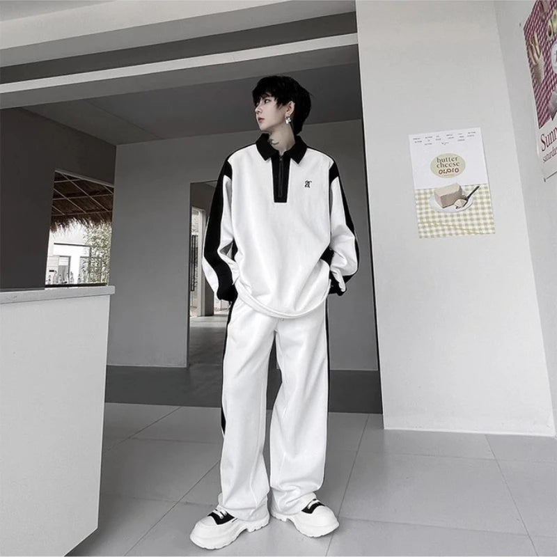 Ensemble Tracksuit Homme - Polo Manches Longues & Jogging