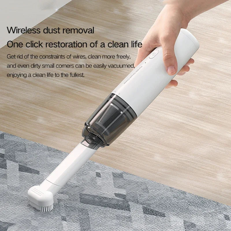 Aspirateur Voiture Sans Fil - Mini Portable Haute Puissance