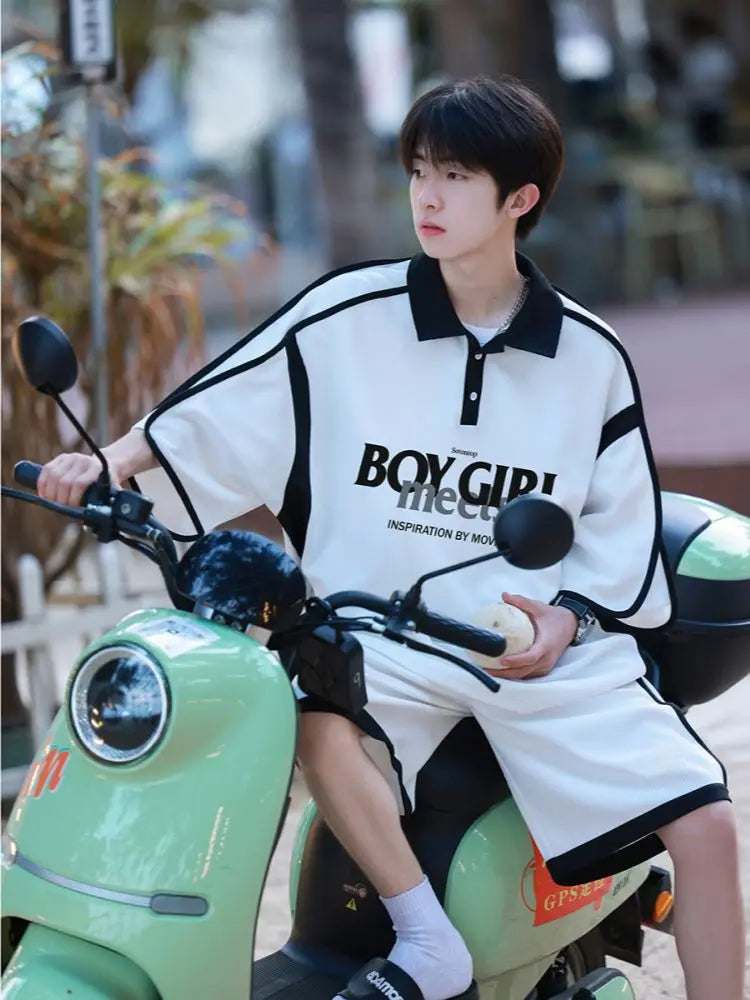 Ensemble Sportswear Homme - Polo & Pantalon 5 Poches Été