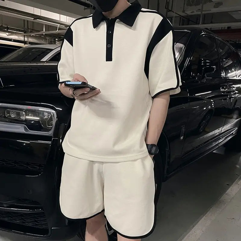 Ensemble Homme Haut de Gamme - Polo & Short Été Chic