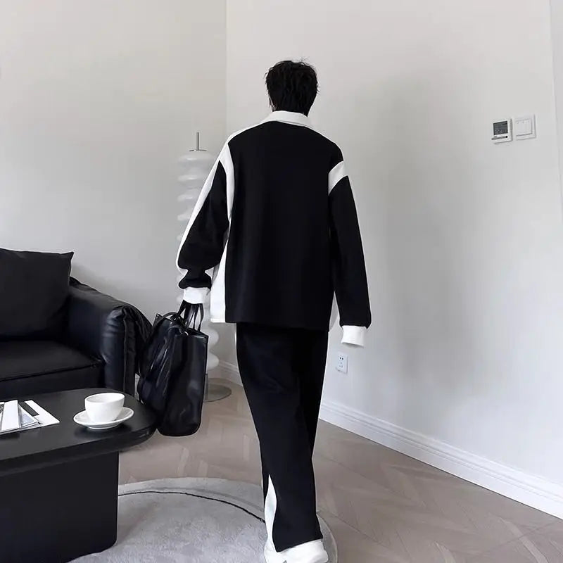 Ensemble Tracksuit Homme - Polo Manches Longues & Jogging